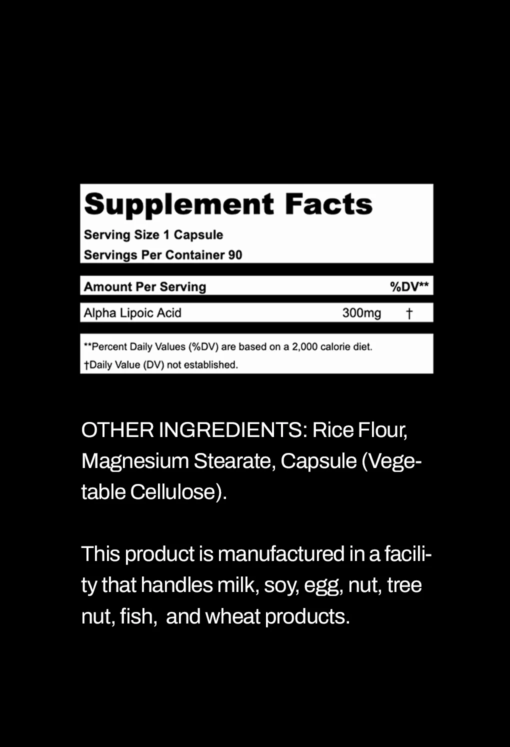 Alpha Lipoic Acid 300mg Capsules (90 Capsules) - Image 5