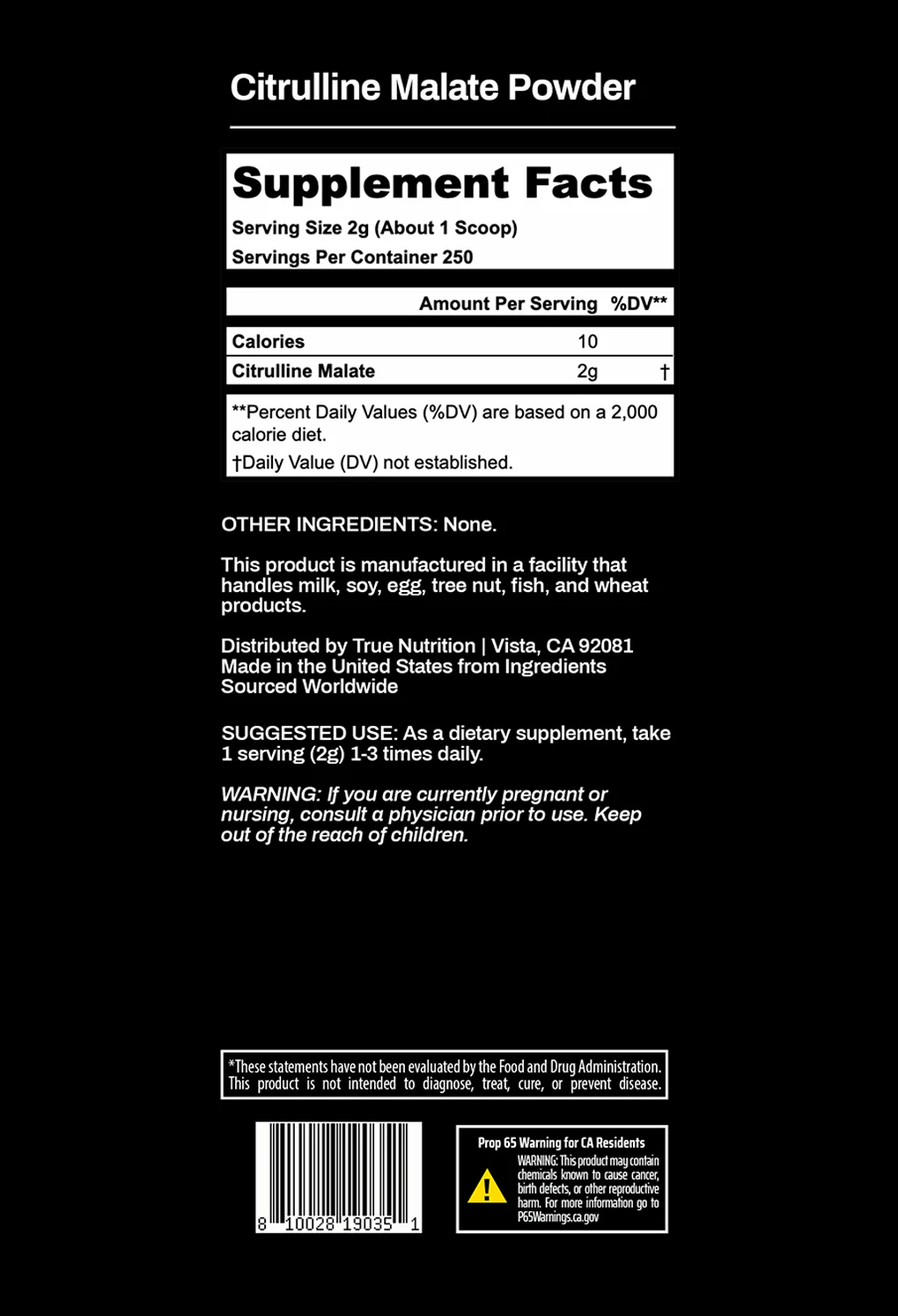 Citrulline Malate Powder - Image 3