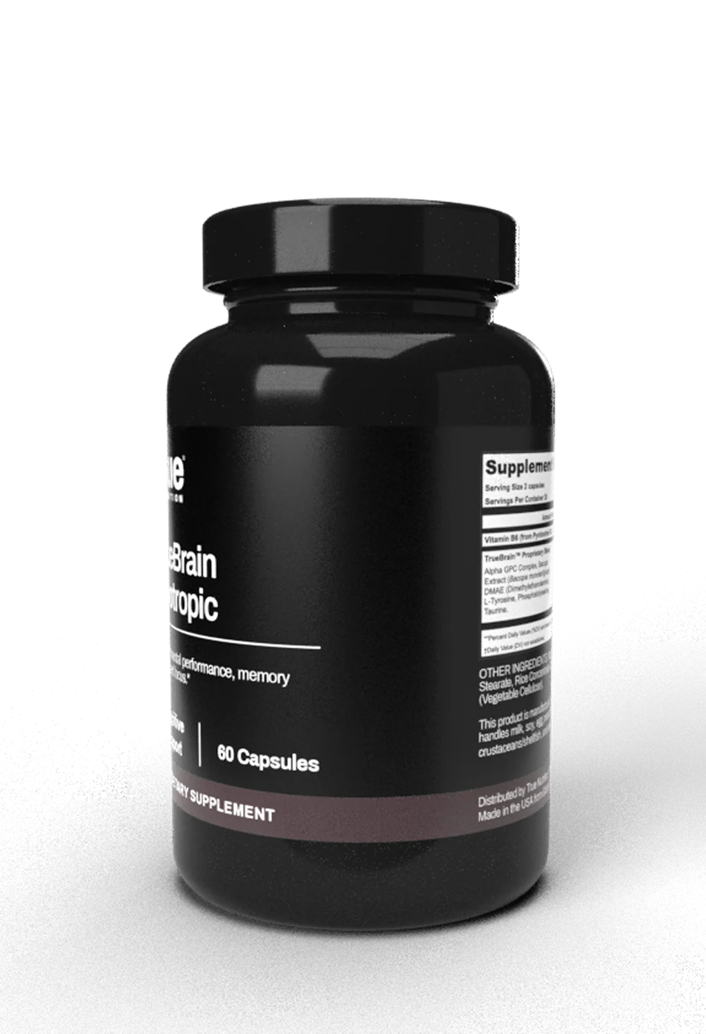 TrueBrain Nootropic Capsules (60 Capsules) - Image 3