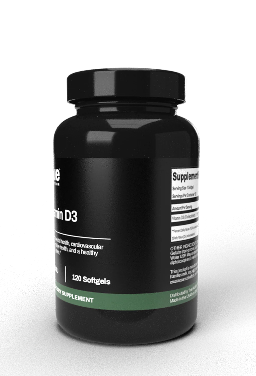 Vitamin D3 5000IU Softgels (120 Softgels) - Image 3