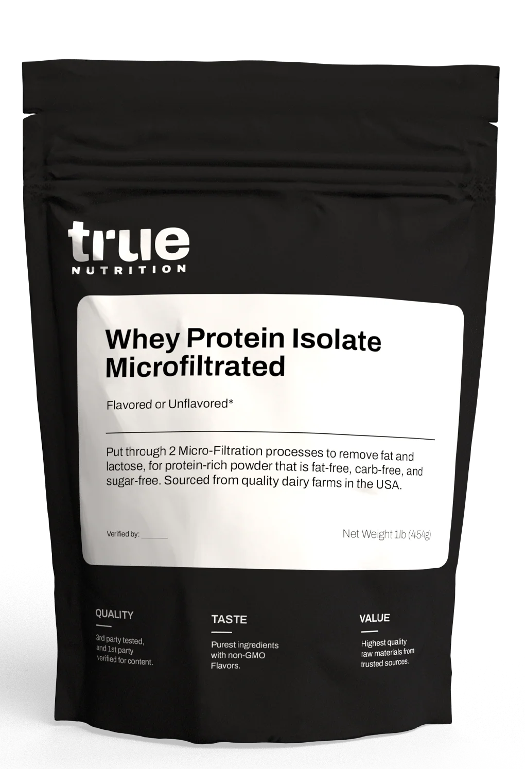 Whey Protein Isolate Microfiltrated (1lb.)