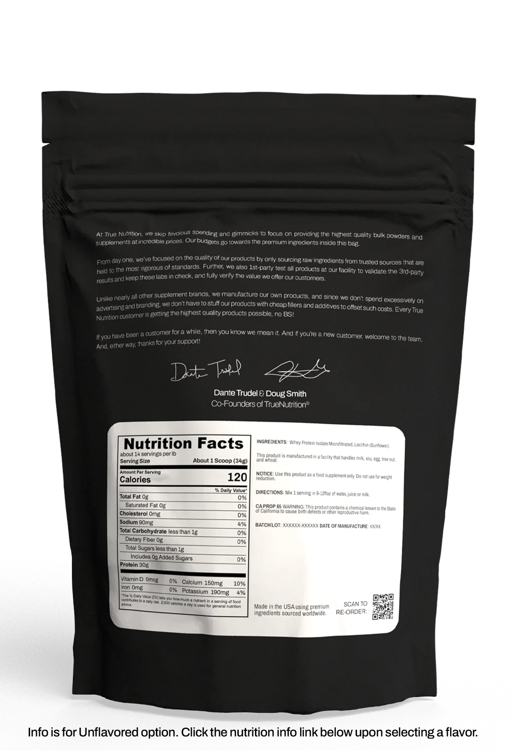 Whey Protein Isolate Microfiltrated (1lb.) - Image 2